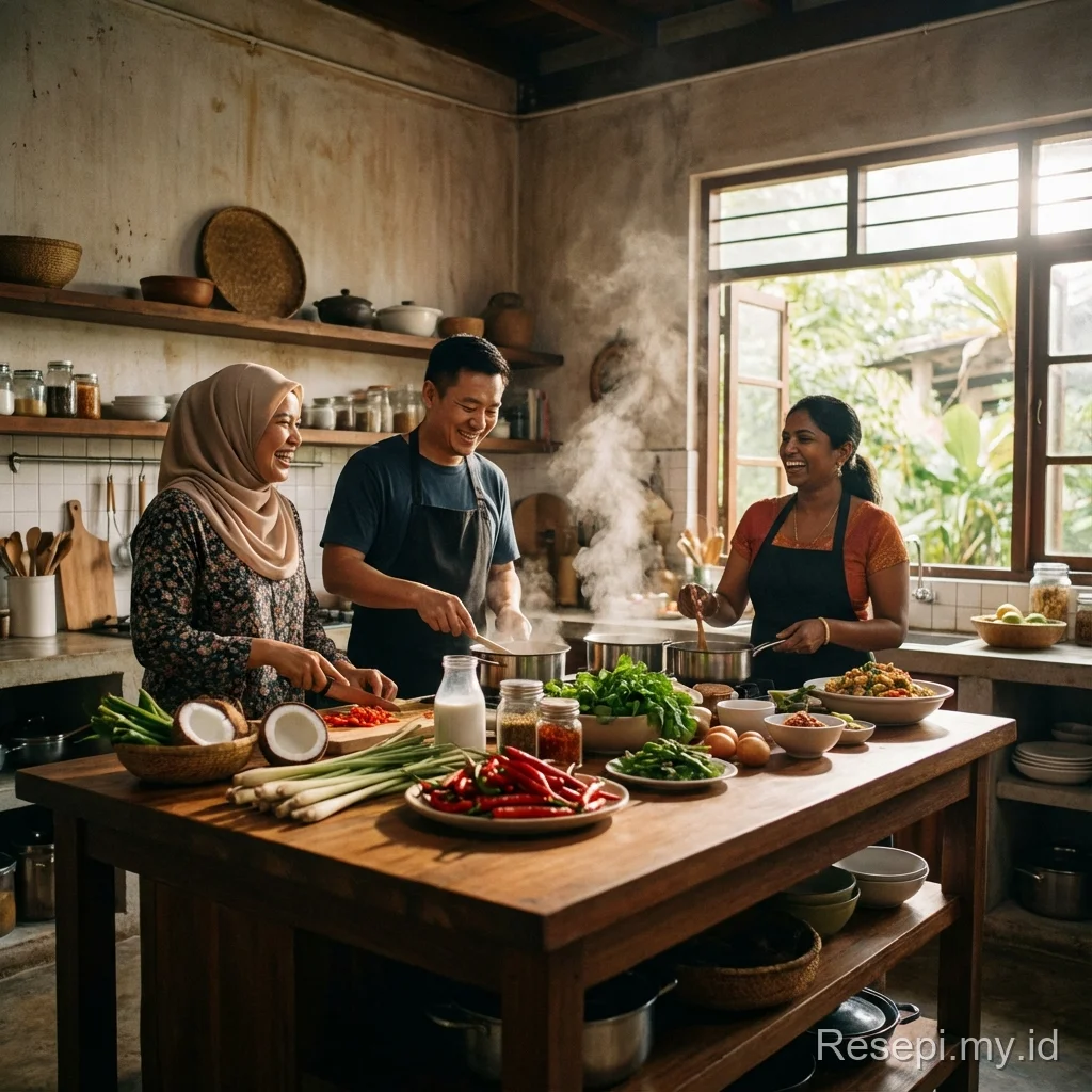 Memasak di dapur
